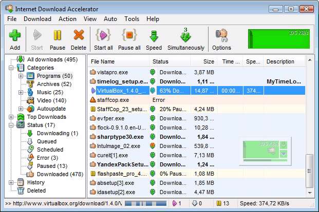 Internet Download Accelerator 5.10.1.1269