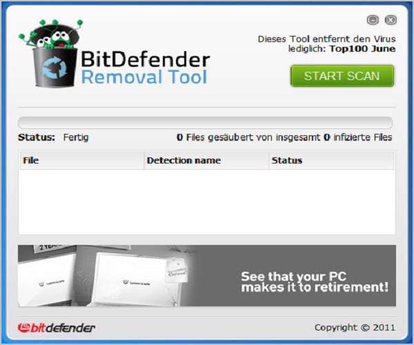 BitDefender  Removal Tool ضد جاسوسی و تروجان 