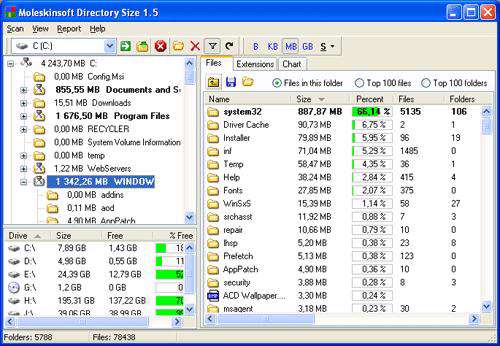 مدیریت فضای هارد دیسک FolderSizes Pro 5.6.46