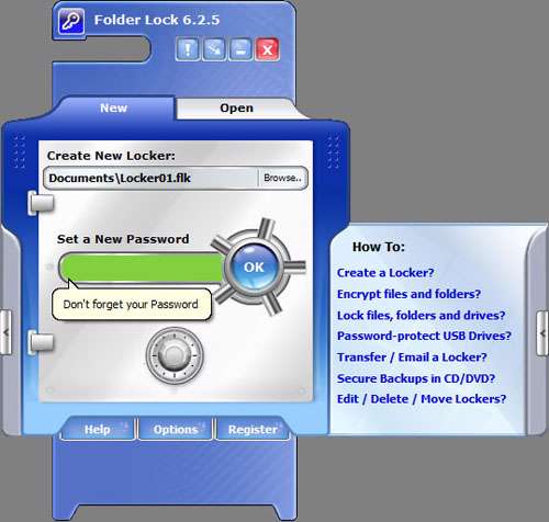 قفل گذاری اطلاعات با Folder Lock v7.0.2