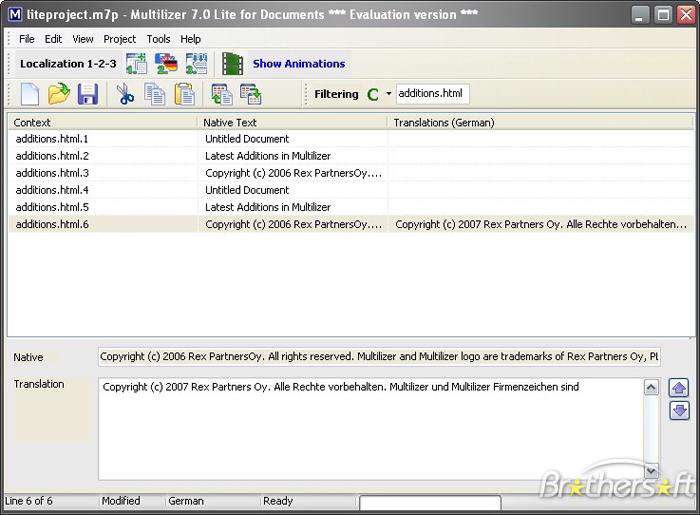 ویرایش سورس برنامه با  Multilizer 2010 Enterprise 7.5.8
