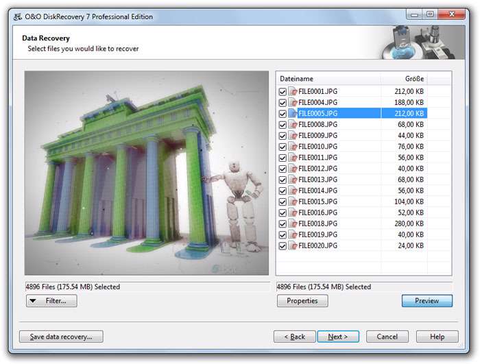 بازیابی اطلاعات پاک شده با OO DiskRecovery 7.0.6476
