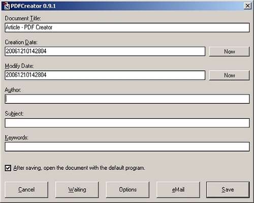 ساخت و ویرایش پی دی اف با PDFCreator 1.2.3   