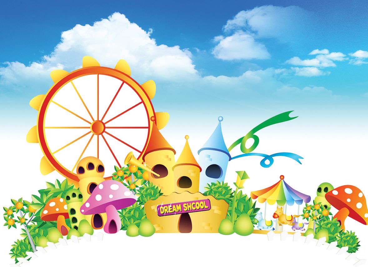 یک قالب آماده از قلعه کارتونی Cartoon Castle 