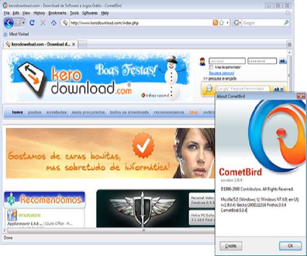 CometBird 7.0.1 - مرورگر اینترنتی