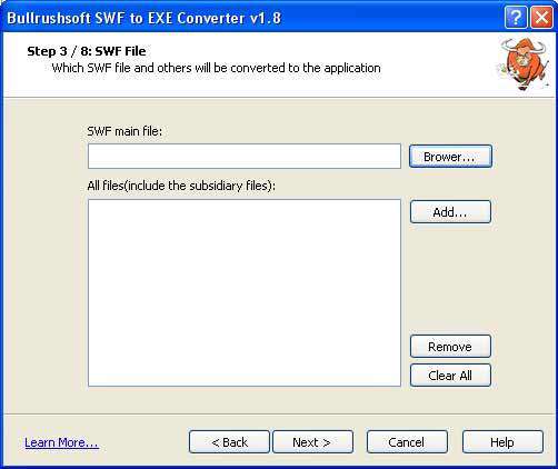 تبدیل فایلهای فلش به فایل اجرایی BullrushSoft SWF2EXE Converter v1.8 Portable