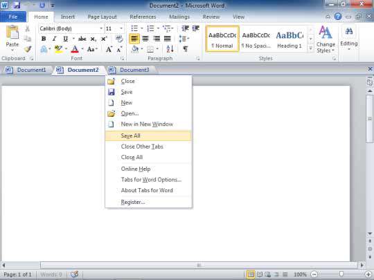 اضافه کردن تب به نرم افزار های آفیس با Office Tab Enterprise 8.0