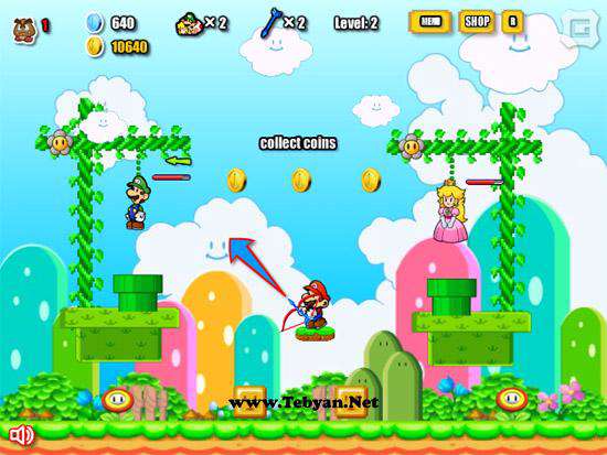 بازی فلش ماریو رابین هود MarioHOOD