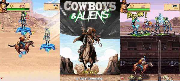 بازی موبایل Cowboys And Aliens داستانی - جاوا