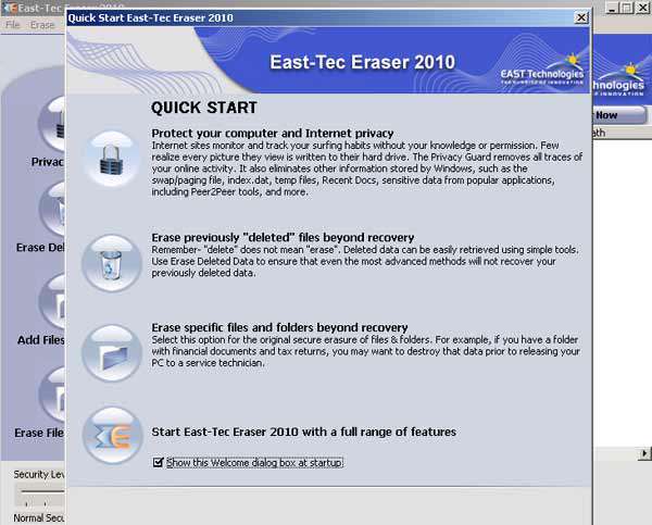 پاکسازی ردپا و جلوگیری از جاسوسی با East Tec Eraser v2012.10.0.1.100