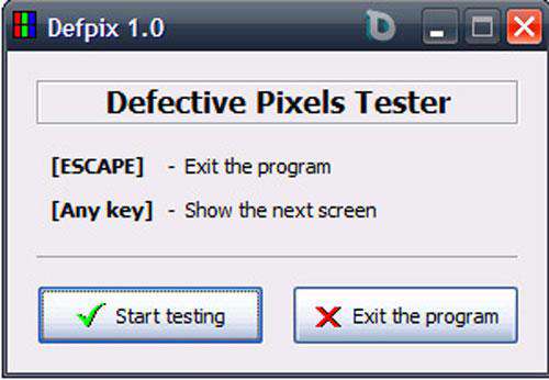 تست پیکسل های سوخته مانیتورهای LCD با Defpix 1.3.6.12