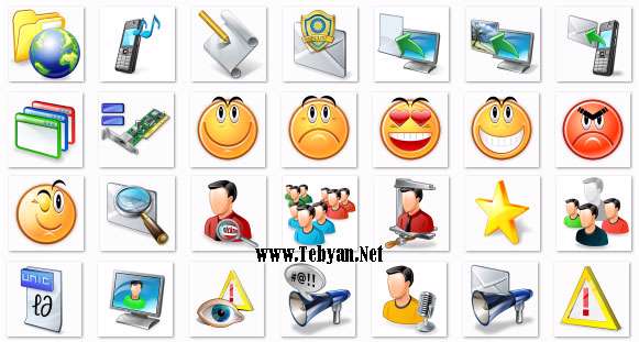 مجموعه 140 آیکون ویندوز