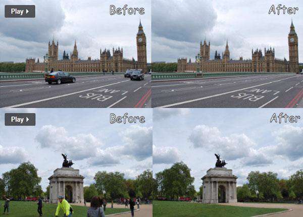 حذف اشیاء در عکس حرفه ای با Photoupz v1.6