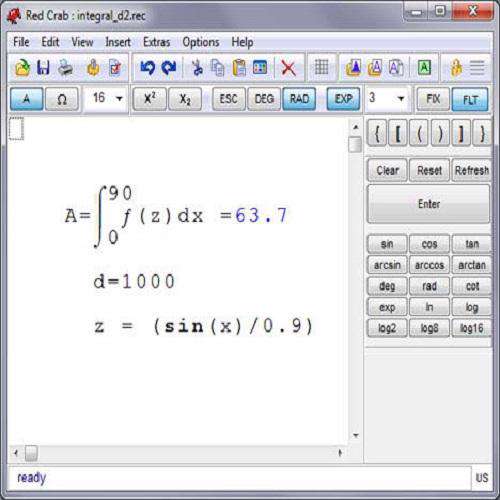 RedCrab 4.0 - ماشین حساب مهندسی