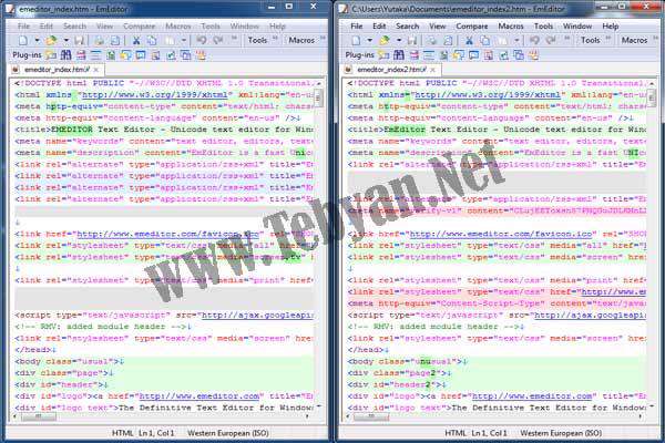 ویرایشگر حرفه ای متن با EmEditor Professional v11.0.3