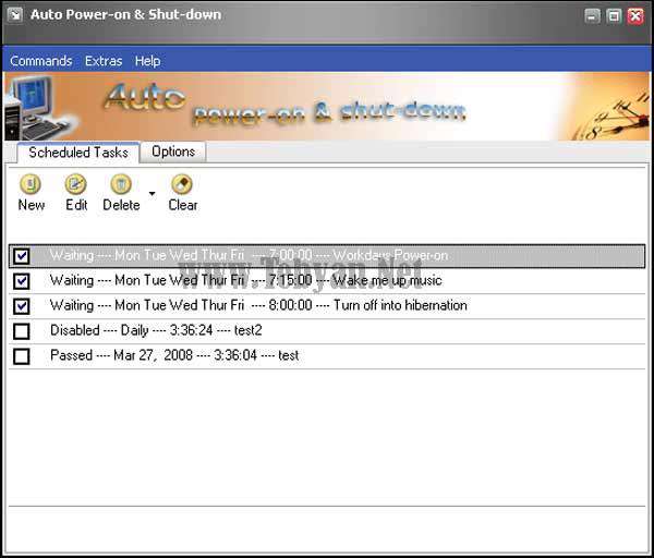 خاموش کردن خودکار کامپیوتر با Auto Poweron & Shutdown 2.50