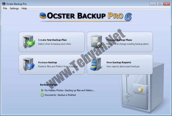 تهیه نسخه پشتیبان از فایلهای ضروری با Ocster Backup Pro v6.26 