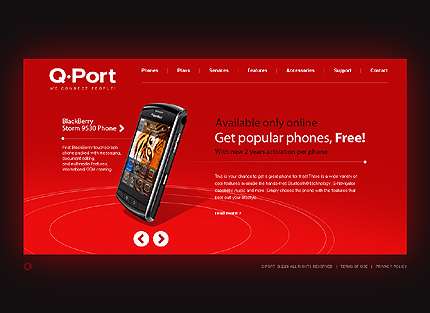 قالب حرفه ای فلش TM.27087