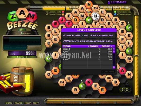 بازی با کلمات و یادگیری لغات انگلیسی Zam BeeZee v1.0