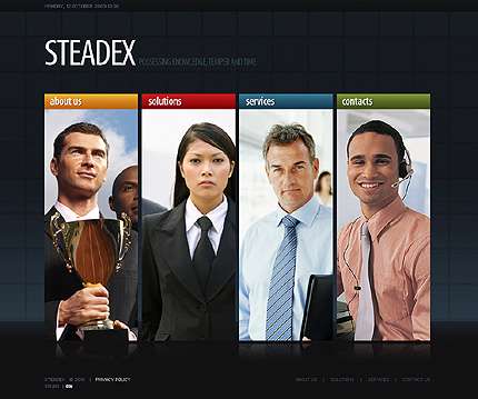 قالب حرفه ای فلش TM.27127