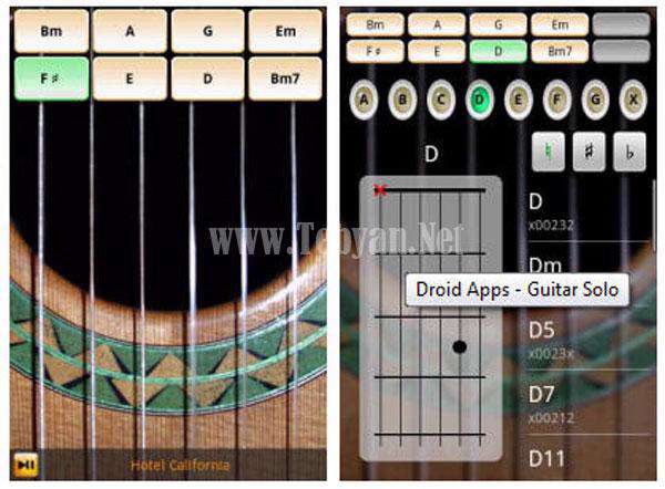 نرم افزار موبایل گیتار Virtual Guitar v1.0 آندروید