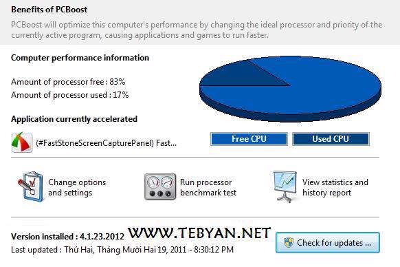 بهینه سازی سرعت رایانه، PGWARE PCBoost 4.2.6.2012