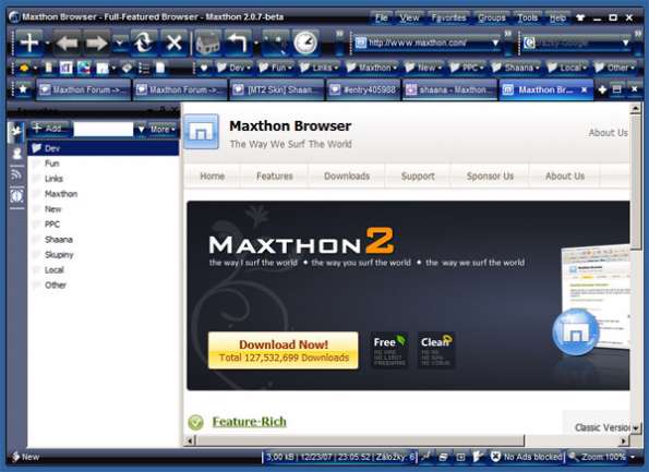 Maxthon 3.3.4.2000 - مرورگری برای همه