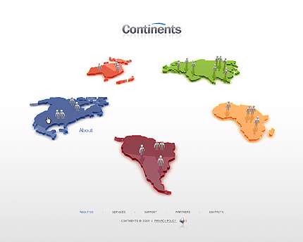 قالب حرفه ای فلش TM.27105