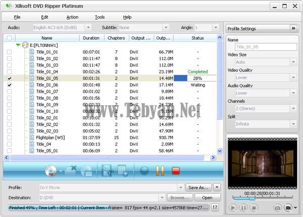 تبدیل DVD به انواع فورمت فیلم با Xilisoft DVD Ripper Ultimate v7.0.1 build1219