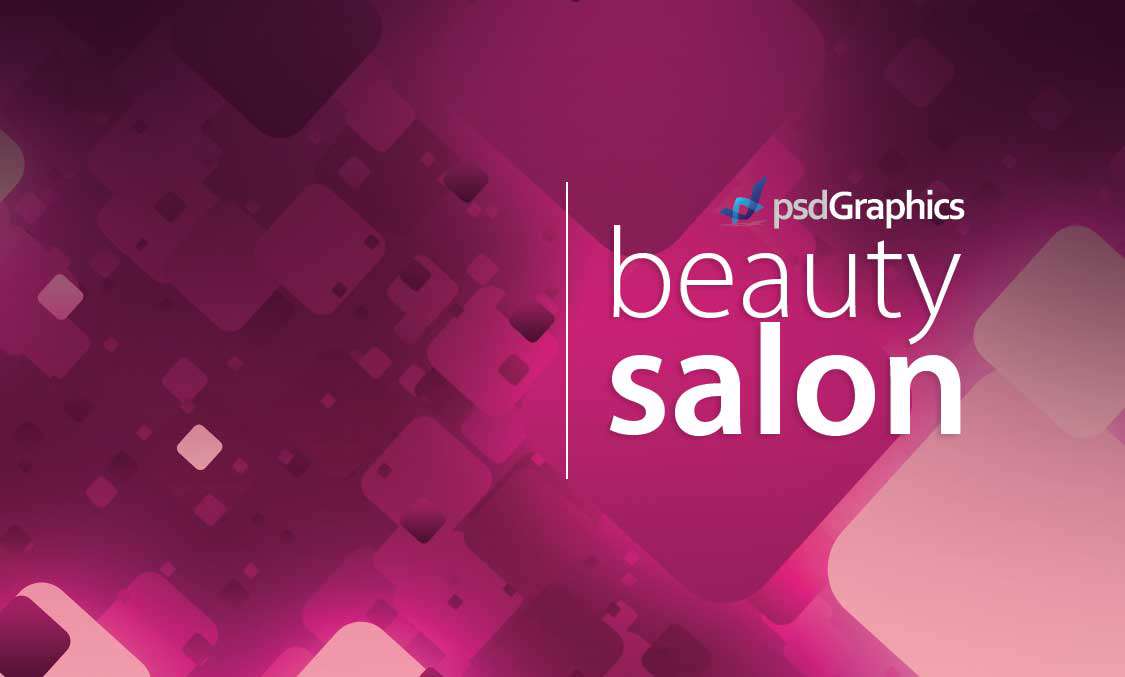 نمونه فایل لایه باز کارت ویزیت تجاری سالن زیبایی