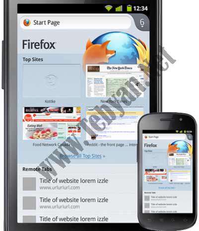نرم افزار موبایل مرورگر فایرفاکس Mozilla Firefox Web Browser v10.0 آندروید