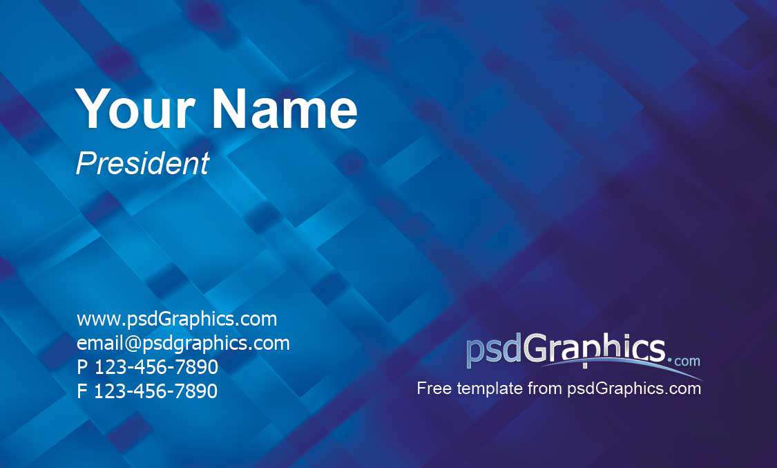 نمونه فایل لایه باز کارت ویزیت تجاری مدرن و زیبا