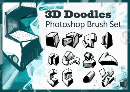 مجموعه براش قلب و گل 