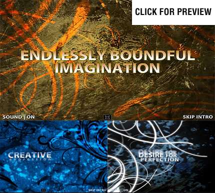 قالب حرفه ای فلش  22336