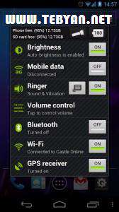 ایجاد تنظیمات سریع در تلفن های اندروید، Quick Settings 1.9.9.5