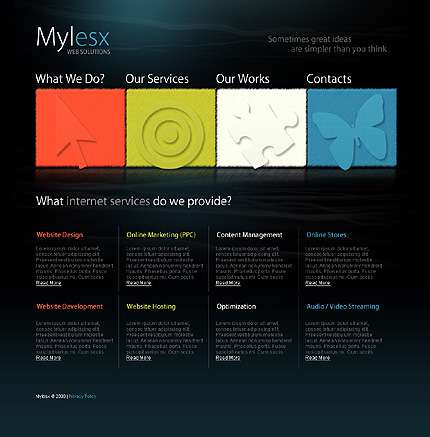 قالب حرفه ای فلش  22341