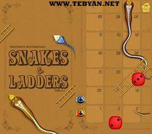 بازی مار و پله نسخه جاوا، Snakes and Ladders