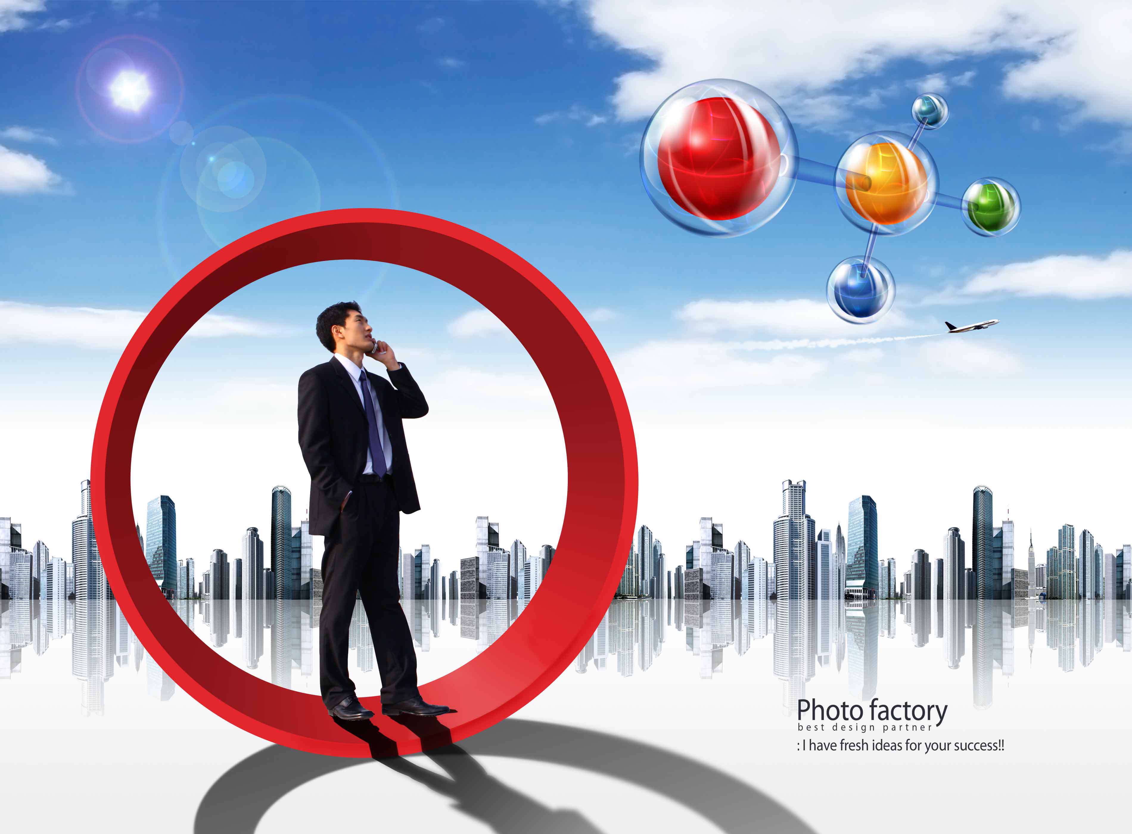 تصاویر لایه باز تبلیغاتی، تجاری و دیجیتال آبی و سفید