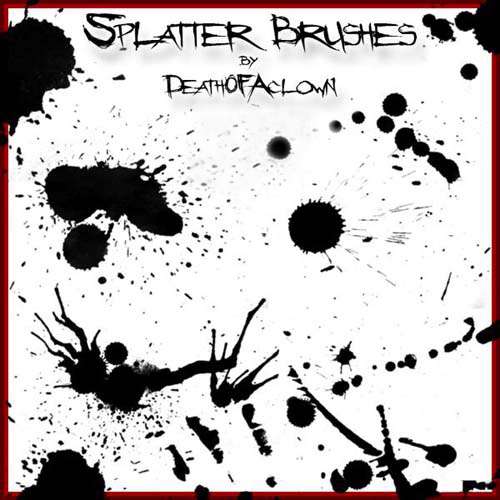 براش ایجاد لکه جوهر با فرمت abr 