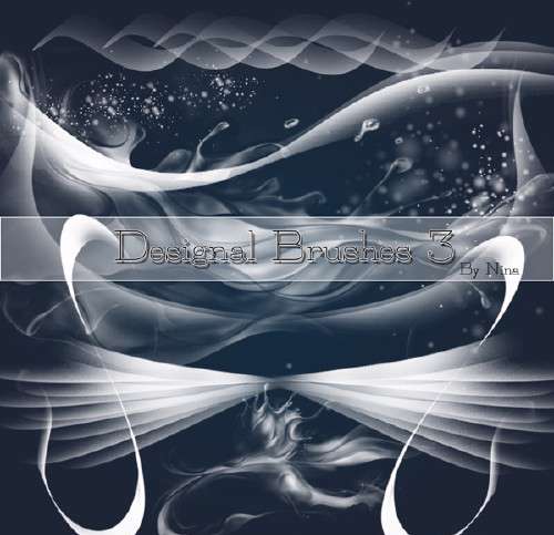 براش زیبای خط هایی ملایم و رمانتیک