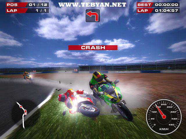 بازی زیبا و مهیج موتور سواری، Superbike Racers