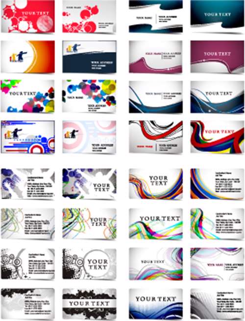 مجموعه تصاویر وکتوری Business Card 16_01