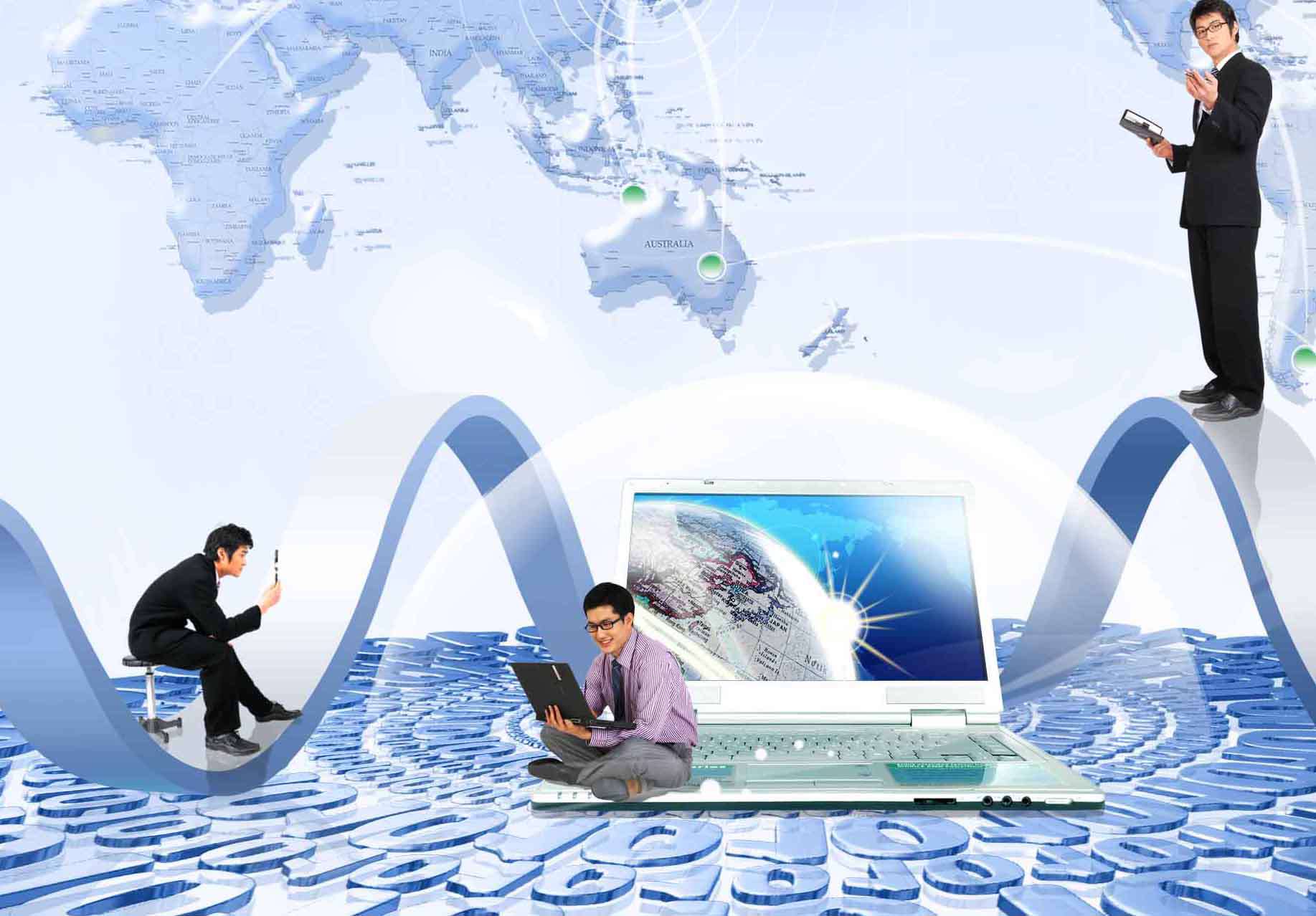 تصاویر لایه باز تبلیغاتی، تجاری و دیجیتال نگاه به آینده