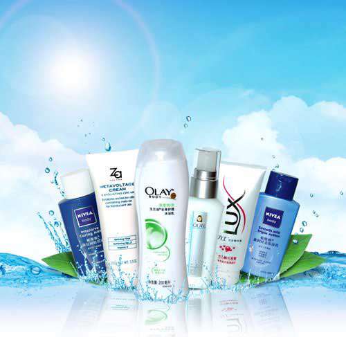 تصاویر لایه باز (psd) تبلیغ لوازم آرایشی و شامپو