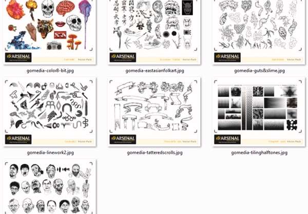 مجموعه تصاویر وکتوری GMArsenalSet12
