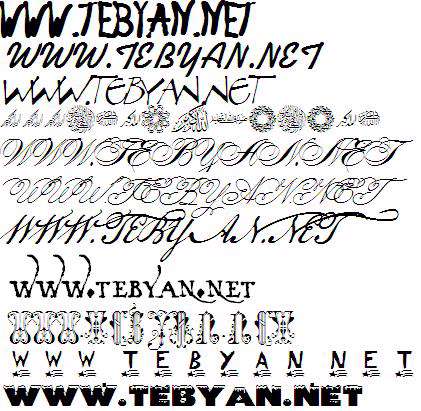 دانلود فونت های انگلیسی برگزیده طراحی