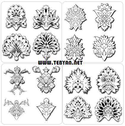دانلود طرح اسلیمی گل