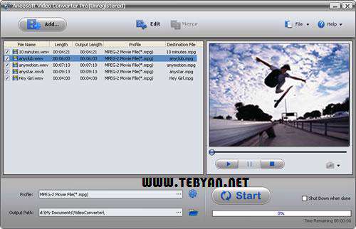 مبدل فایل های ویدئویی، Aneesoft Video Converter Suite 3.5.0.0