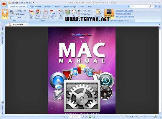ایجاد PDF و ویرایش آنها، Nitro PDF Professional 7.4.1.1