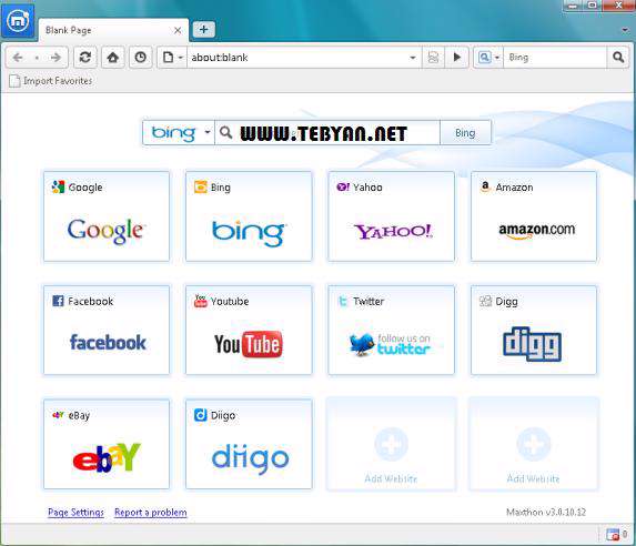 مرورگر منعطف و قدرتمند مكستون، Maxthon 3.3.8.1000